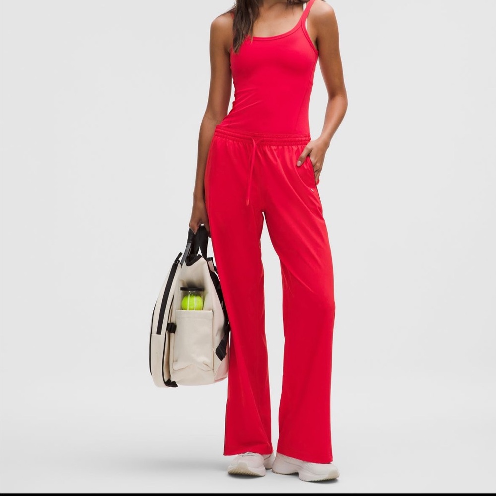 Lululemon Court Rival Mid-Rise Wide-Leg Track Pant *Regular Lulu Red 8